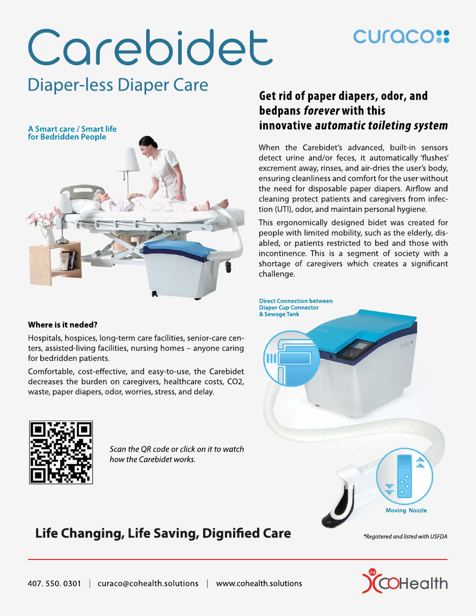 Carebidet diaper-less diaper care flyer preview