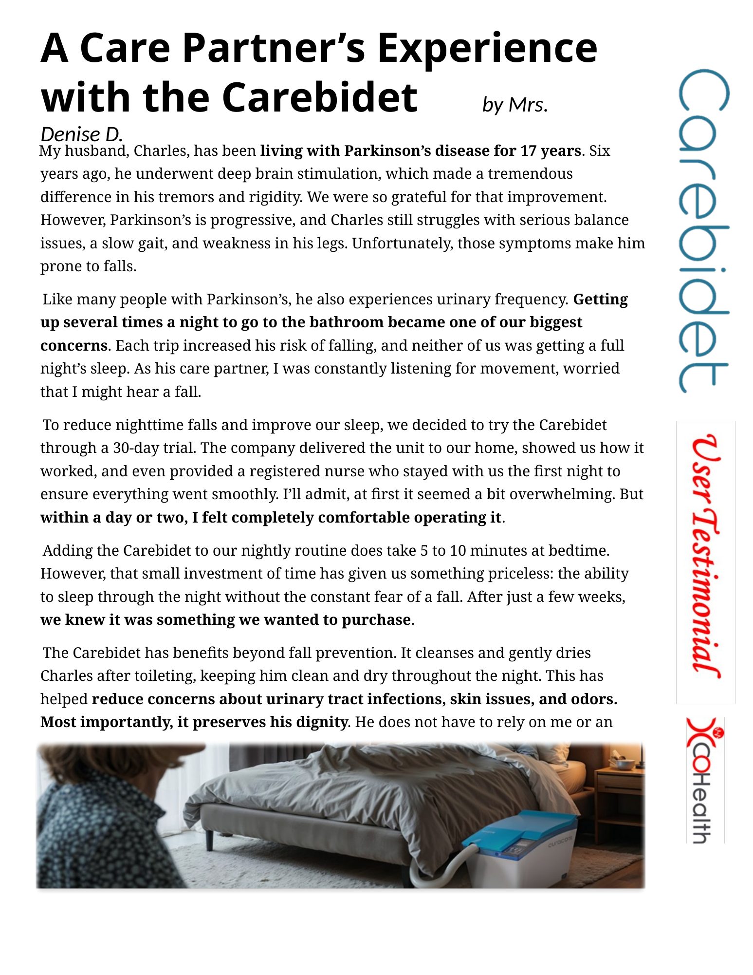 A Care Partner’s Experience with the Carebidet by Denise D. preview
