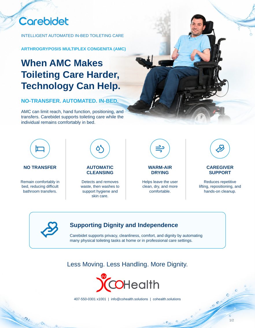 AMC and Carebidet flyer preview